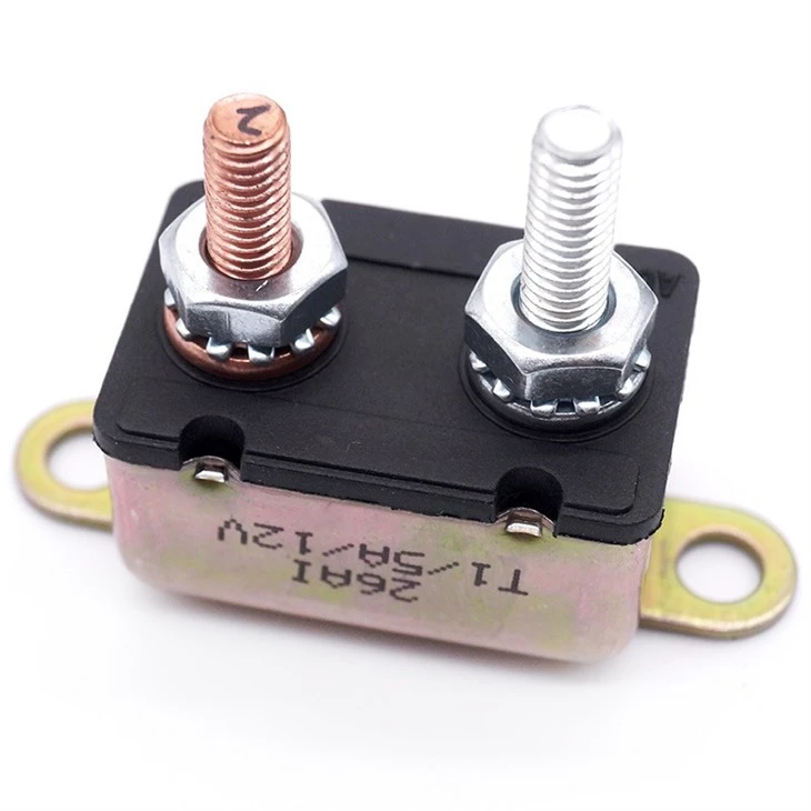 E511 E512 E513 Metal Auto Cabinet Stud Type Circuit Breaker 50A 12V 28V DC price