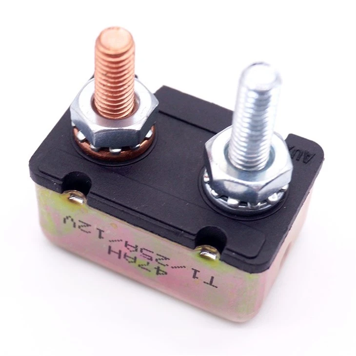E511 E512 E513 Metal Auto Cabinet Stud Type Circuit Breaker 50A 12V 28V DC high quality